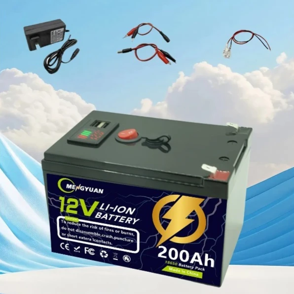 Batteria al Litio LiFePO4 12V 200Ah a Ciclo Profondo, 4000+ Cicli, Ricaricabile per Energia Solare/Eolica, Piccoli UPS, Illuminazione e Altro - immagine 3