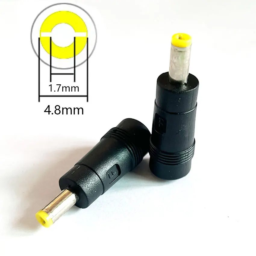 

3pcs Universal 4.8mmx1.7mm DC AC Power Adapter Tips Connector Kits for Laptop Power Supply Plug Jack Sets