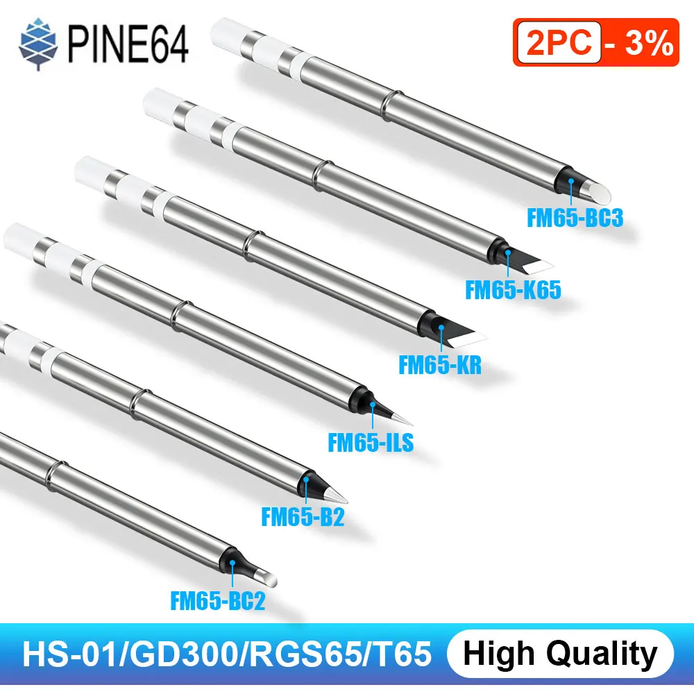 FM65 HS 01 Soldering Tip for GVDA GD300 RGS65 Replacement of Soldering