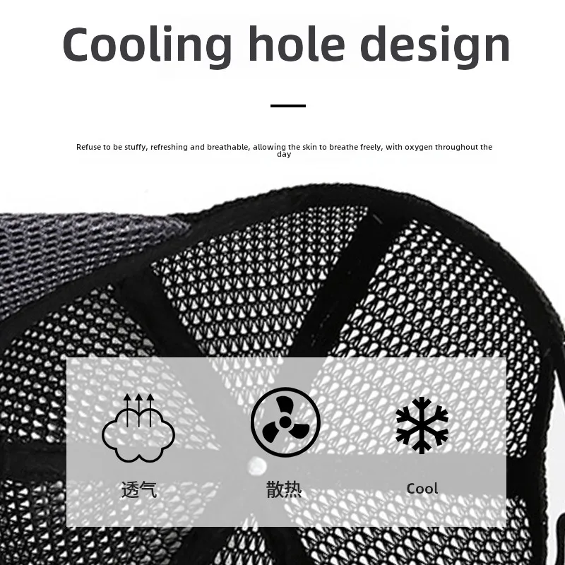 Summer Baseball Cap UV Protection Sun Visors Hat Breathable Mesh Outdoor Hiking Fishing Cap Adjustable Snapback Sun Cap Hat