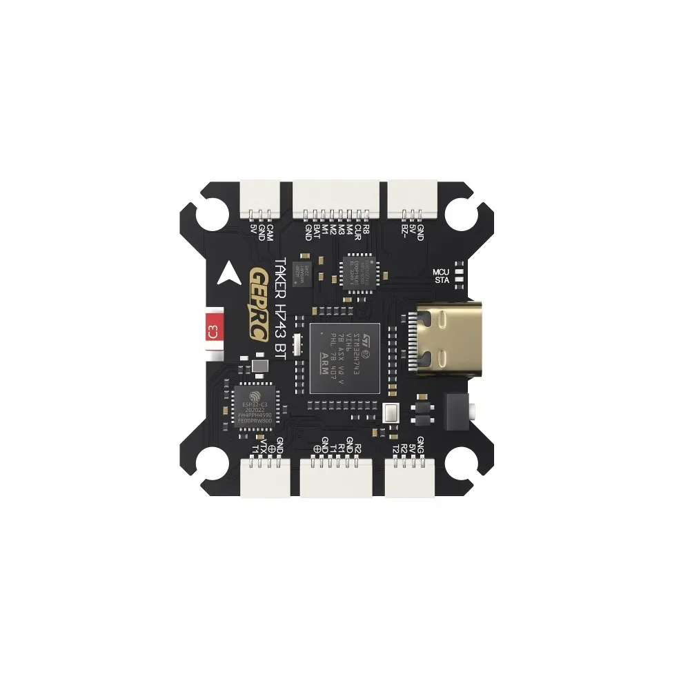 GEPRC TAKER H743 BT 65A STACK - FPV-Flugcontroller 32 Bit mit Doppelgyro und Bluetooth