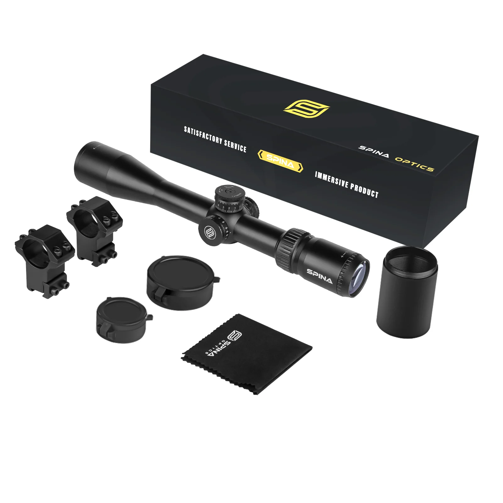 Spina Spotting Scope Rifle Scopes For Hunting Spina Optics HD 4.5 27X50 FFP First Focal Plane Scopes Tactical Glass Etched Hunting Scope Télescope Pour Carabine