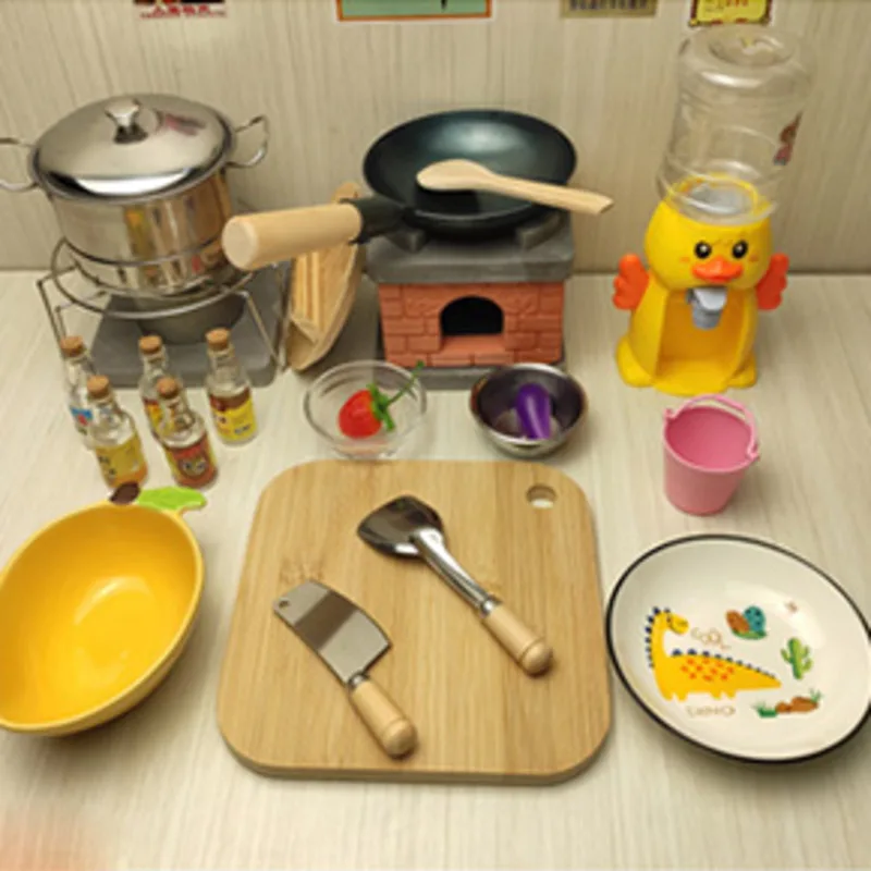 

Кукольный домик «сделай сам», миниатюрная кухонная мебель, игрушки, полный комплект моделей для кукольного дома, кухонная мебель, декоративные аксессуары