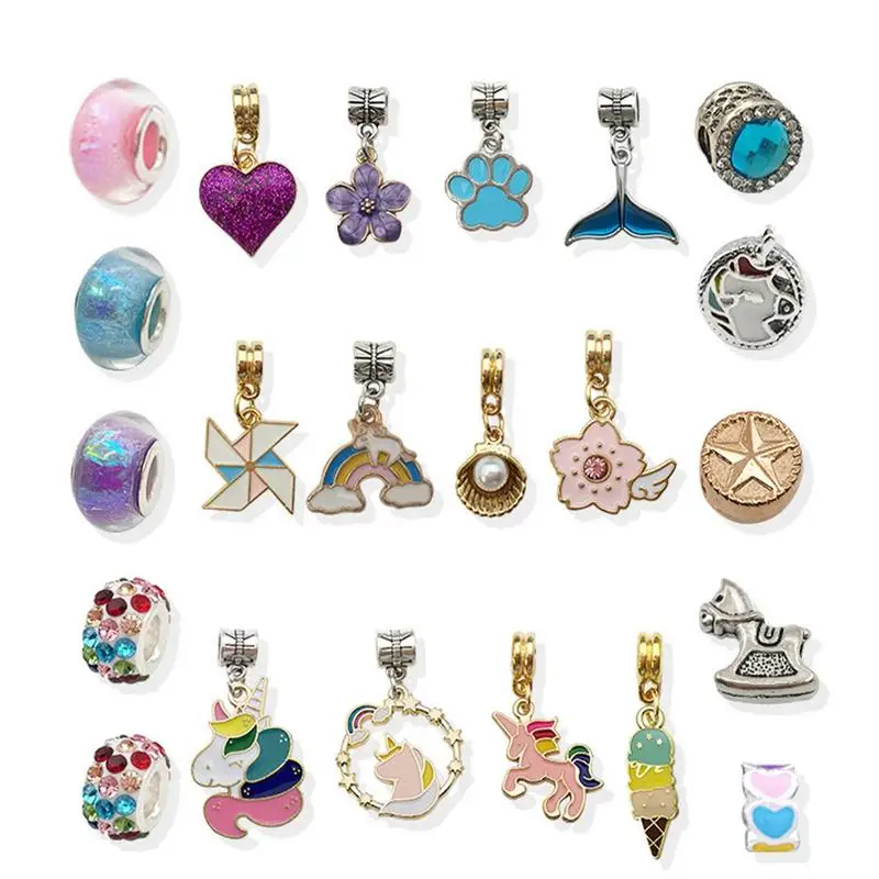 Christmas Advent Calendar Surprise Gift Box DIY Crystal Jewelry Bracelet 24 Days Countdown Christmas Gift