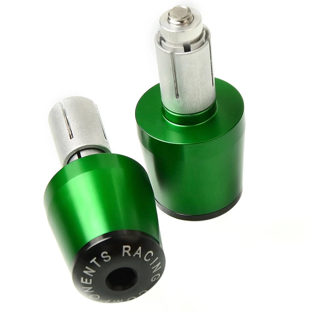 CNC 22MM Handlebar Grips Handle Bar Cap End Plugs For