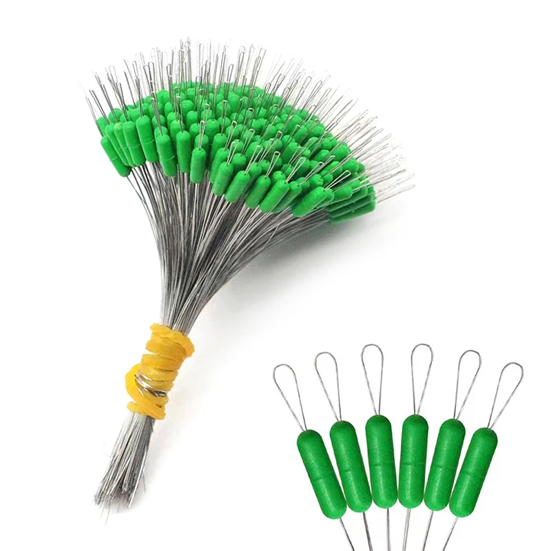 Fishing Tackle Fishing Float 300pcs/Pack Fishing Bobber Oval Silicon Stopper Space Bean Connector Fishing Line Resistance Accessories