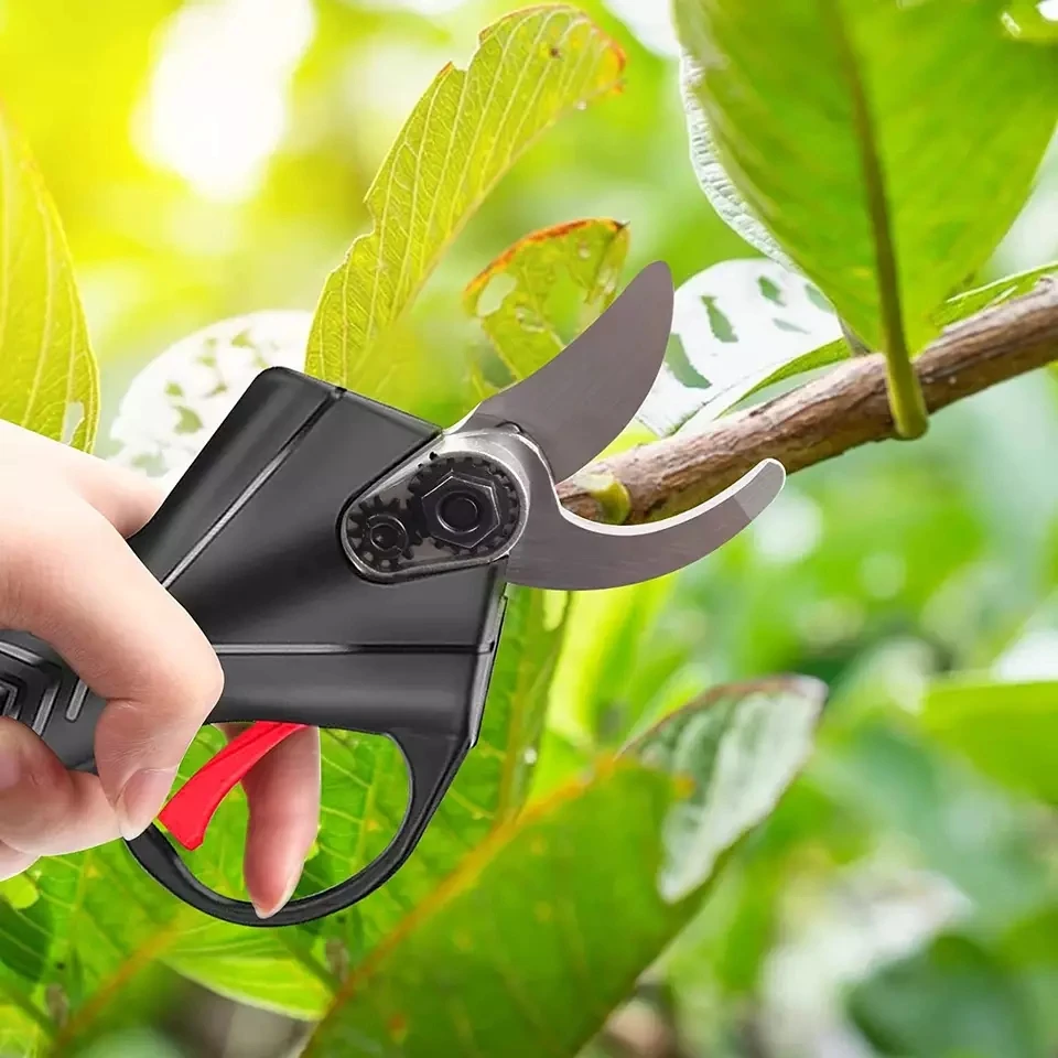 Garden Scissors Cordless Electric Pruner 25mm Electric Pruner Rechargeable Worx Battery Pruning Shears Garden Cutter Power Tools 6