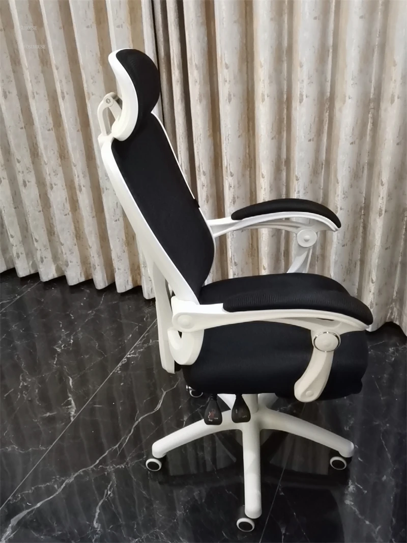 HOLLUDLE Ergonomic Office Chair with Adaptive Backrest, High Back Computer  Desk Chair with 4D Armrests, Adjustable Seat Depth, L - AliExpress