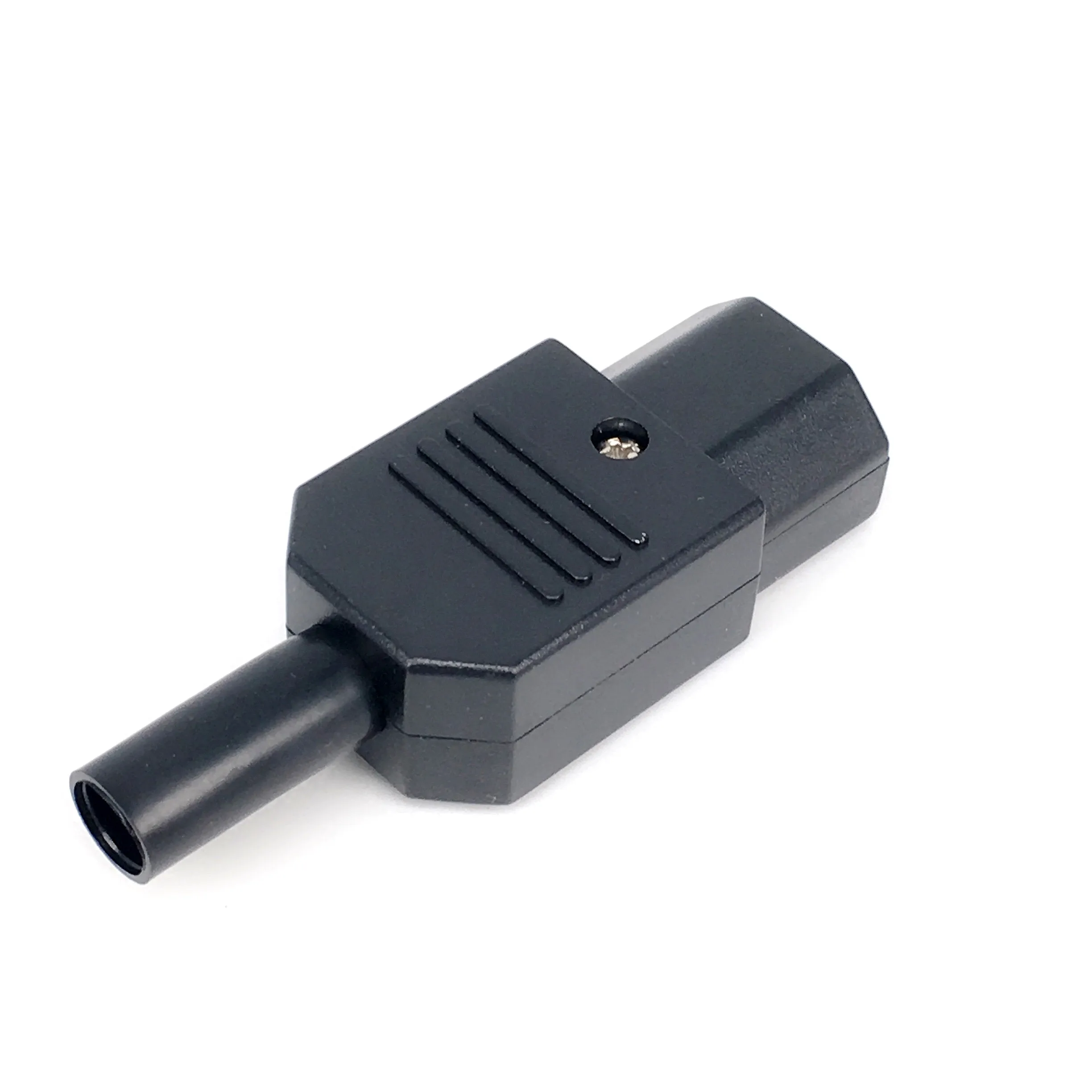 10pcs 10A 250V Black IEC C13 female Plug Rewirable Power Connector 3 pin AC Socket