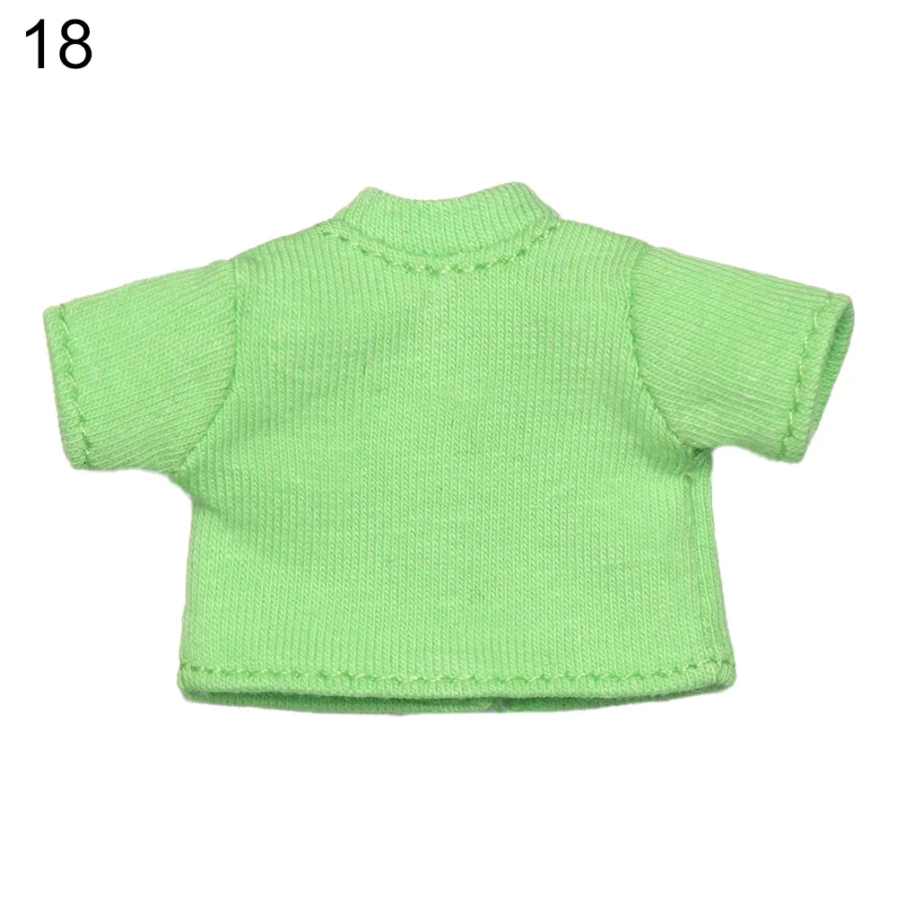 Doll Clothes Suits Stripe Shirt for 1/12 BJD Doll Clothes OB11 Doll T-shirt 1/11 Doll Panties Doll Cotton Socks Doll Accessories
