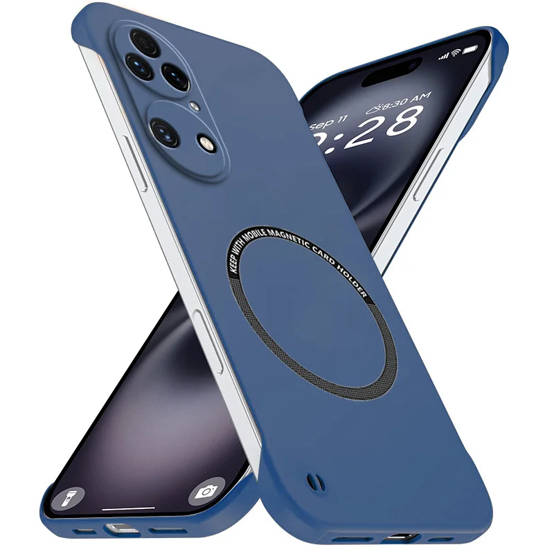 Magnetic Slim Frameless Matte Anti-Scratch Shockproof Phone Case
