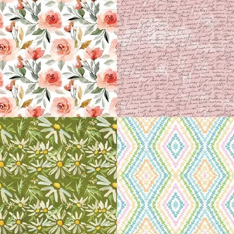 

24 Sheet Vintage Butterfly Flower Material Paper Junk Journal Handmade Decorative Craft Paper Diary Album Scrapbooking Supplies