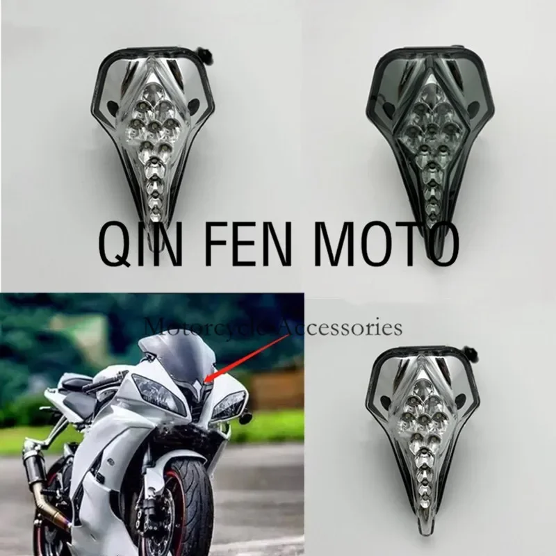 

Motorcycle Front Indicator Light Center Light Night Running Light Fit For Yamaha YZF600 R6 2008 -2012