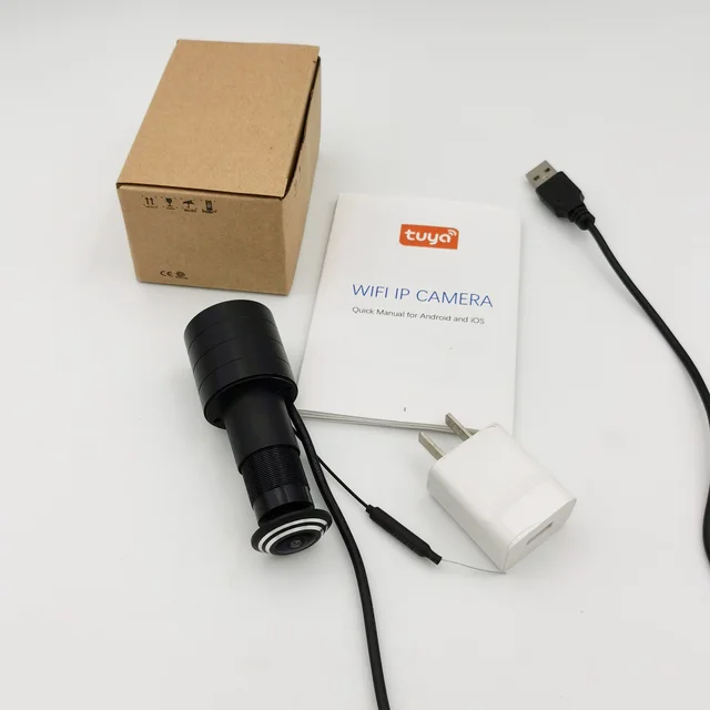 Tuya Video Peephole Wifi Camera Motion Detection Door Viewer Video-eye Wireless Intercom Home Security Auto Record 3