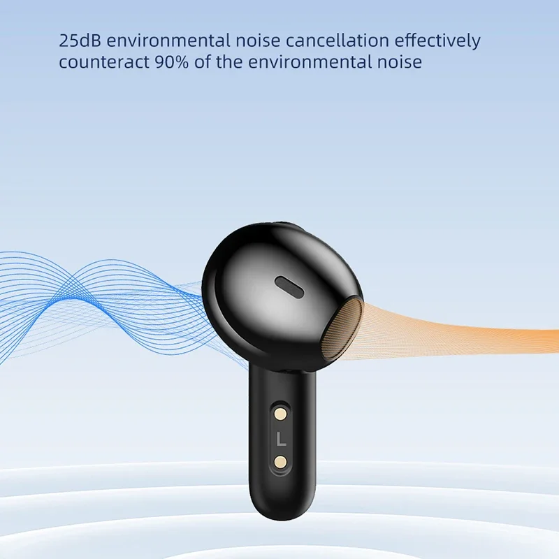 Bluetooth Headphones Awei T66 Earphone Bluetooth 5.3 Earbuds Stereo Sports Wireless ENC TWS With Dual HD Mic