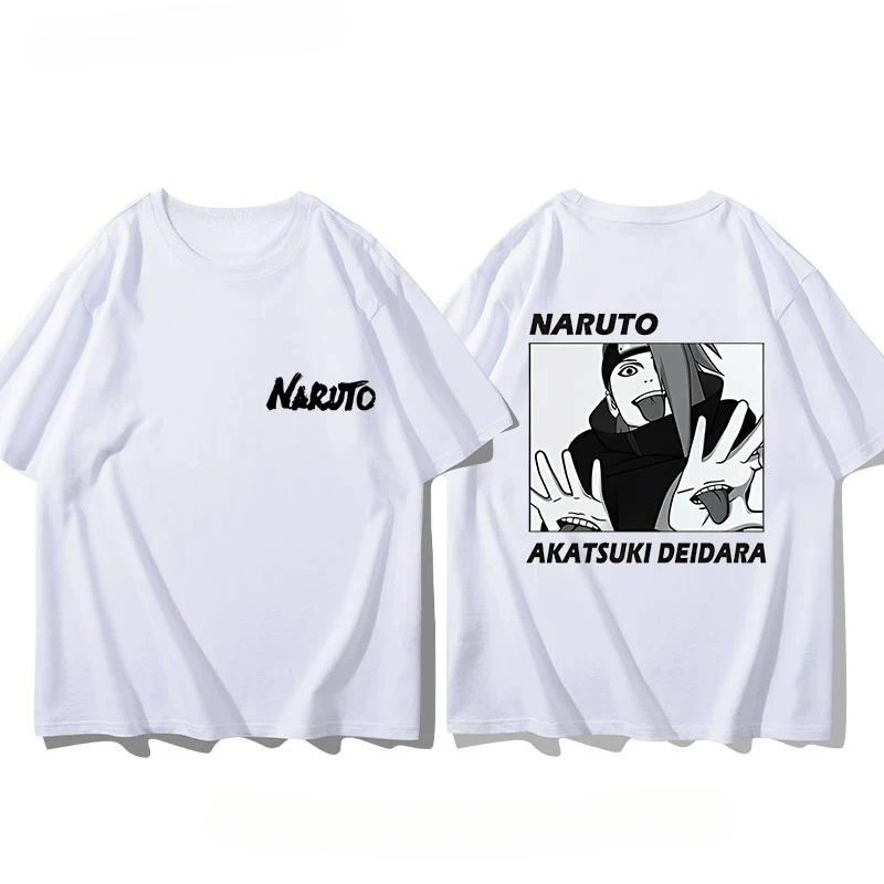 Premium Naruto Uzumaki Graphic Print Men's T-Shirt - 100% Cotton Luxury Designer Summer Tee