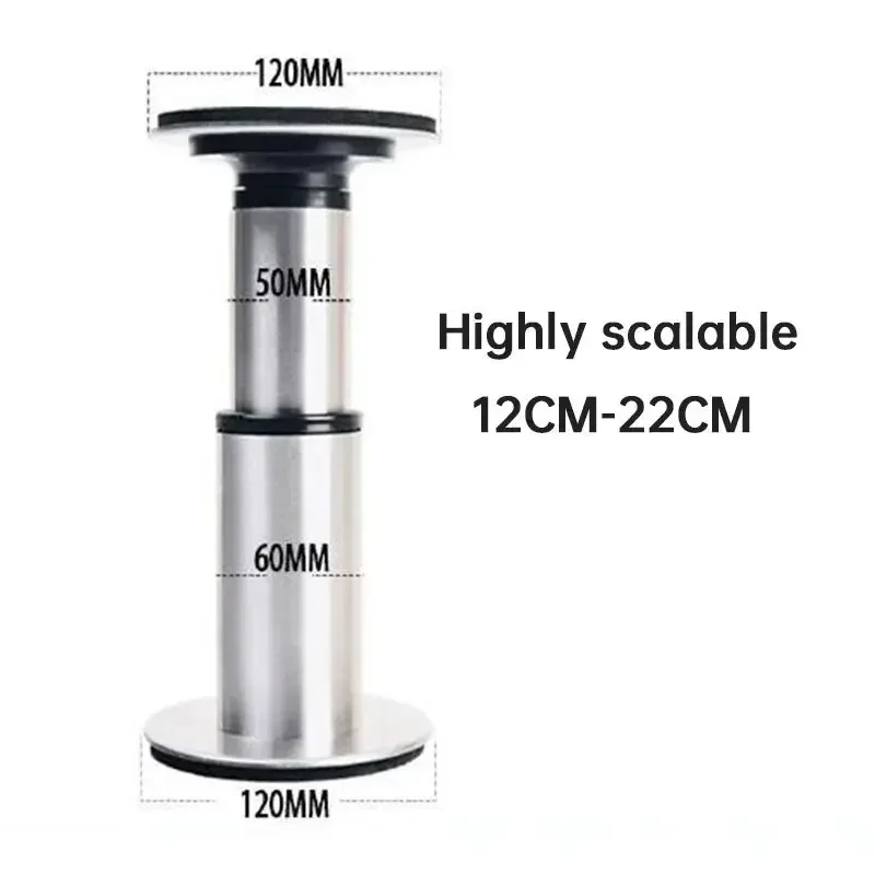 Punch-free Garbage Disposal Kitchen Food Waste Disposers Hoder with Adjustable Stainless Steel Base