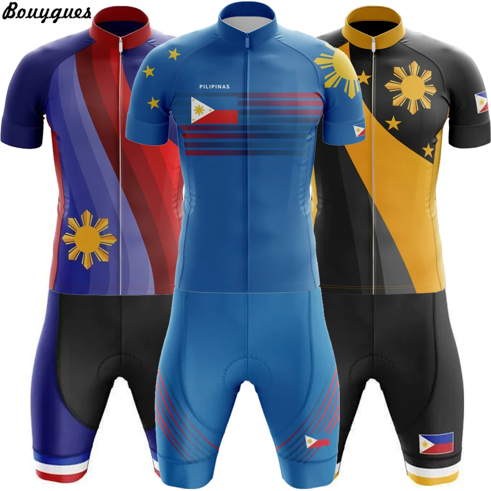 Cycling Jersey Set Men Short Sleeve Cycling Wear MTB Bike Suit Bib Shorts