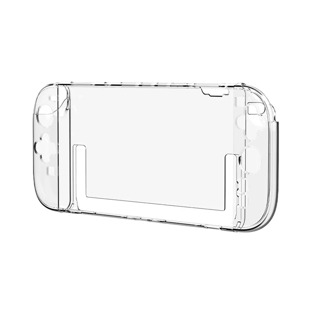 Clear PC Hard Case for Switch 2 Split Protective Case Cover Anti-scratch Transparent Skin Case Shockproof Protective Shell Cover