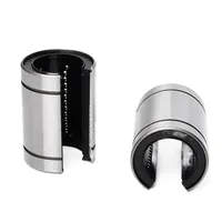 4/10Pcs เปิด Linear Sliding Motion แบริ่ง LM10UUOP LM12UUOP LM13UUOP LM16UUOP LM20UUOP สําหรับ CNC Rods Rail Linear SHAFT อะไหล่ 3