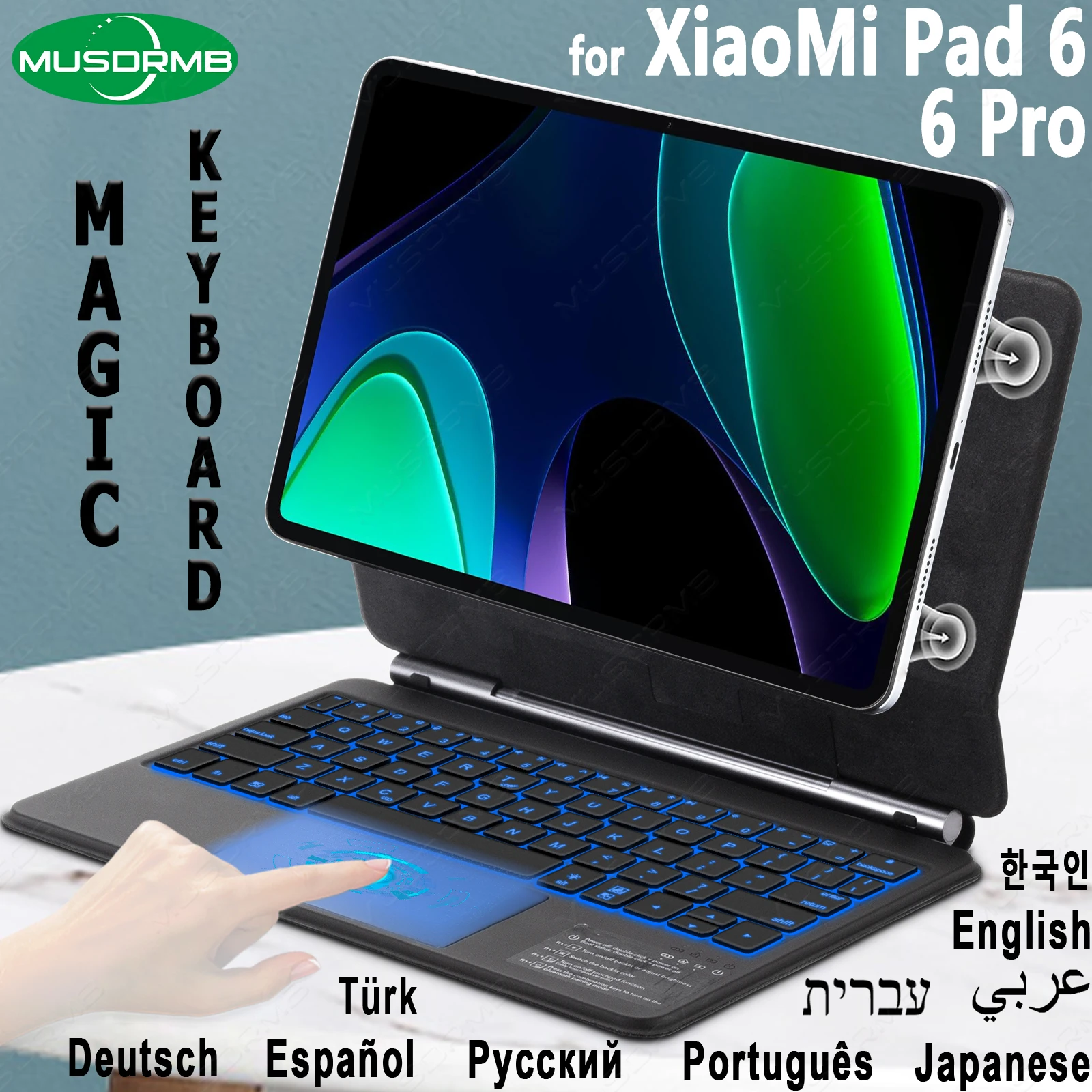 Magic-Keyboard-for-Xiaomi-Pad-6-2023-MiPad-6-Pro-11-inch-Adjustable ...
