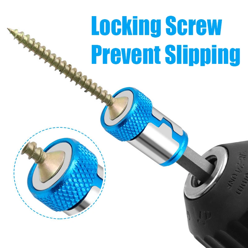 Universal Magnetic Ring Screwdriver Bit - Anti-Corrosion, Strong Magnetizer