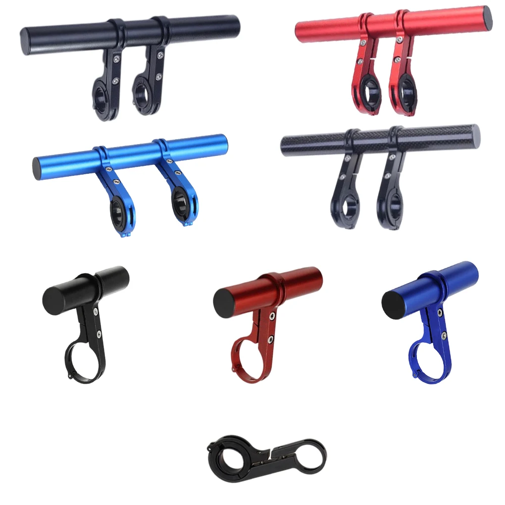 

Bike Handlebar Extender Handle Bar Extended Bracket Extension Alloy Holder Mount Blue 10cm Extended Bracket