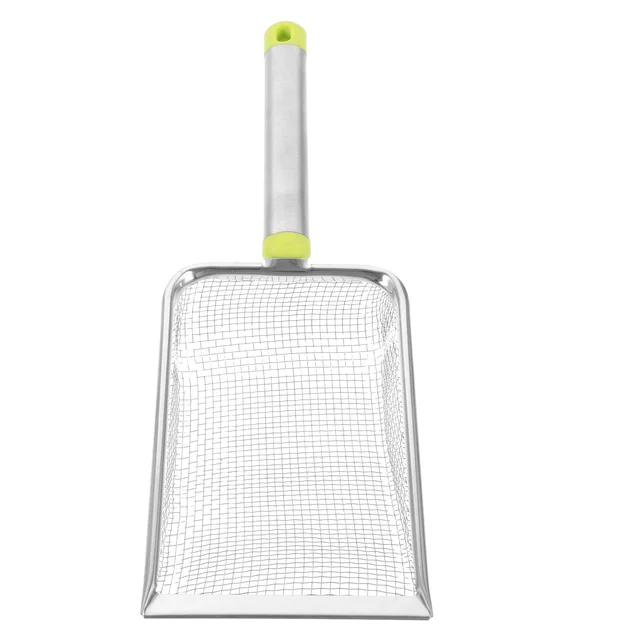 Stainless Steel Cat Litter Scoop Sand Shovel Mesh Pooper Scooper Cat Litter Scoop Non Stick Lightweight Easy Clean 5
