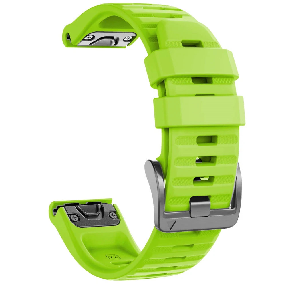 Outdoor Sports Silicone Watch Strap - Quickfit 22mm & 26mm