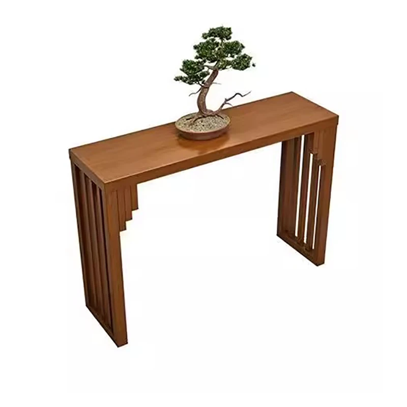 Consolle cinese vintage Tavolo consolle rustico estetico premium di metà secolo Mobili classici stretti Mesa Salón Centro - immagine 2