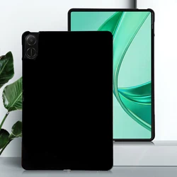Flexible Black Silicone Tablet Case - Soft TPU Shell for Honor Pad X8a (Black)