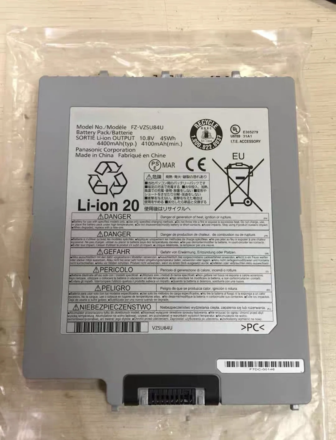 

Genuine Original FZ-VZSU84U FZ-VZSU84R Laptop Battery For Panasonic FZ-G1 Tablet PC FZ-VZSU84A2U FZ-VZSU88U 45Wh