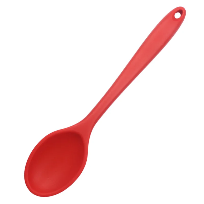 Large Silicone Spoon Kitchen Cooking Spoon Lale Long Handle Silicone for Mixing Stirring Serving Cooking Utensils