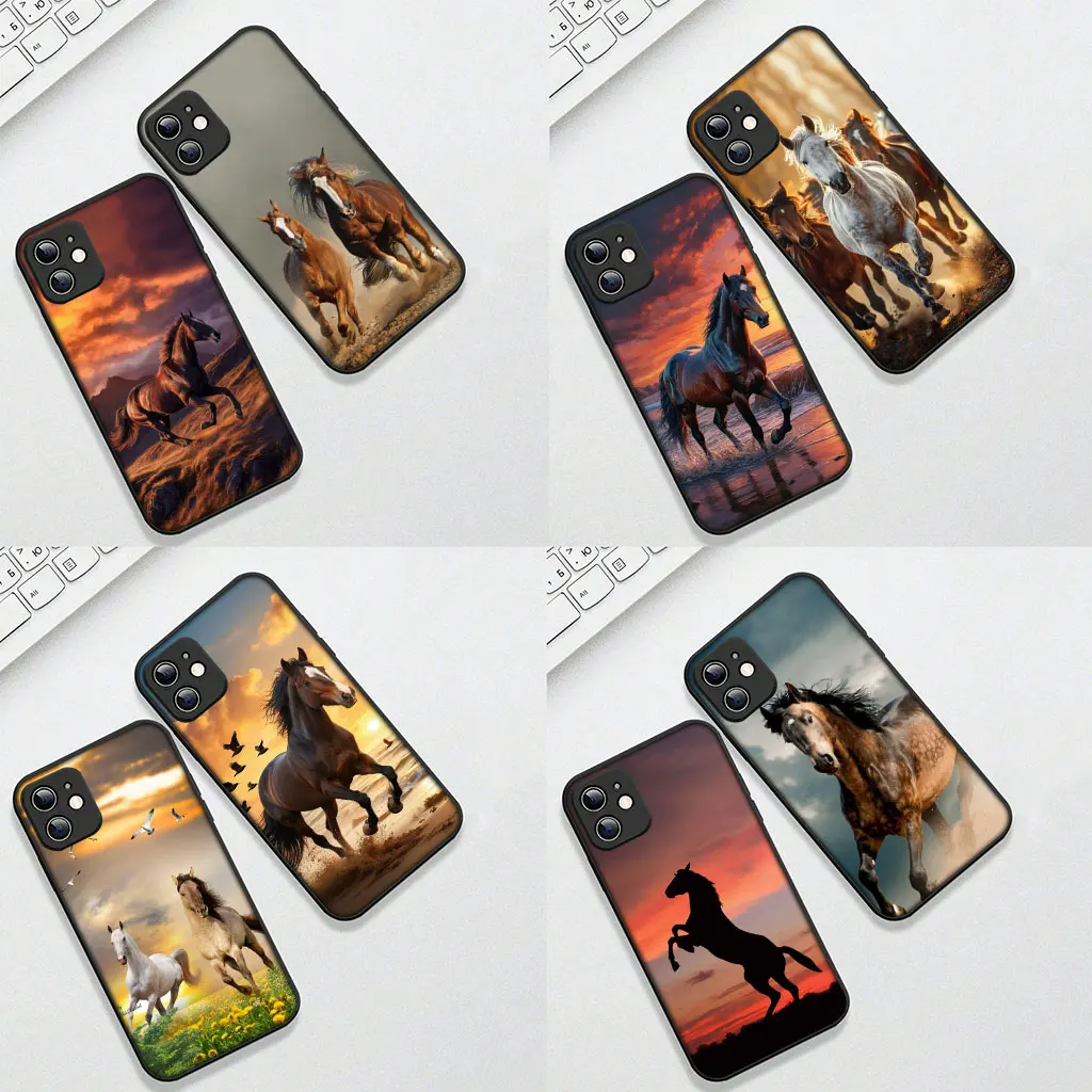 Running Wild And Free Horse Design Phone Case Cover