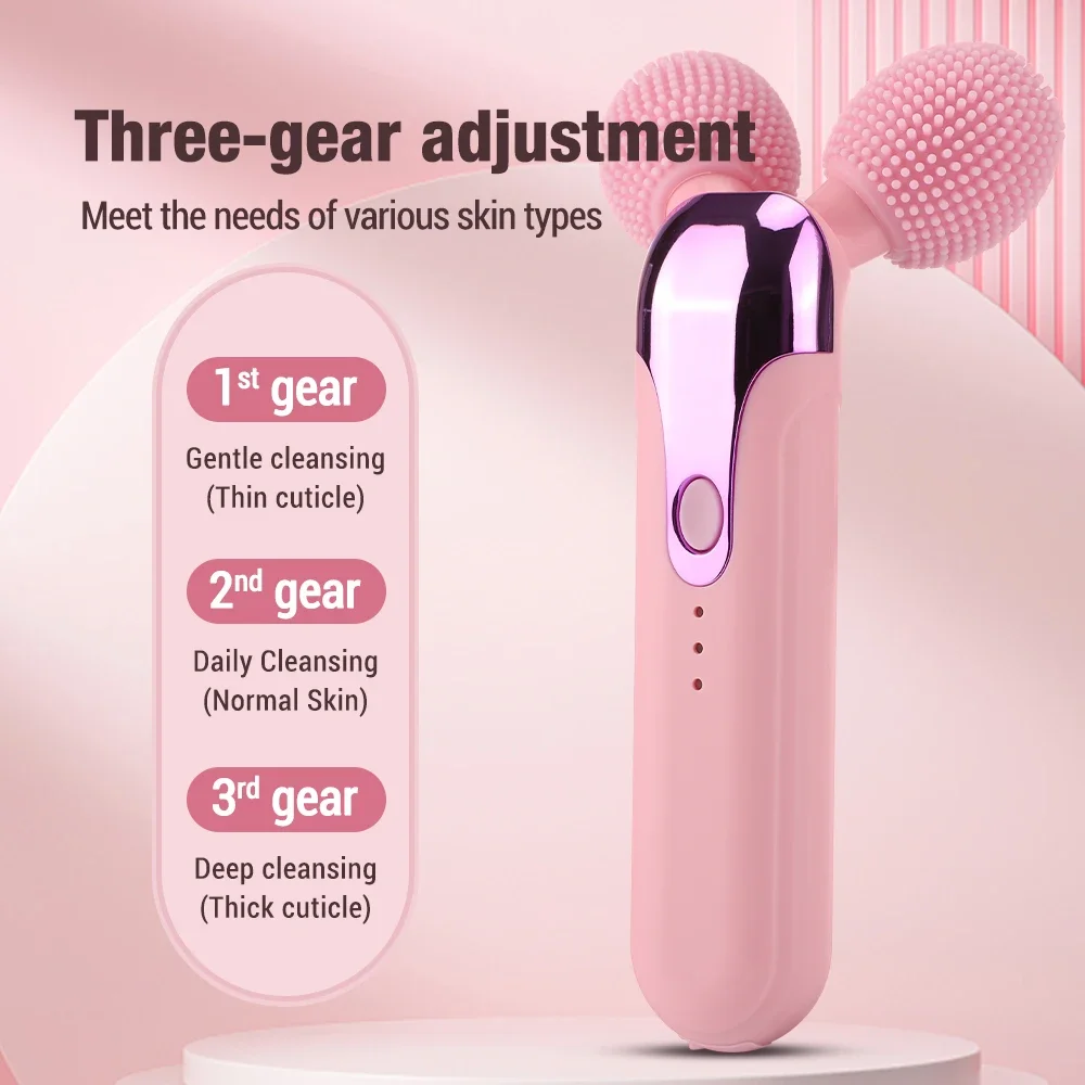 Electric Face Massager 3D Roller Facial Lifting Cleansing V-face Moisturizer Essence Absorption Instrument Skin Care Device 6