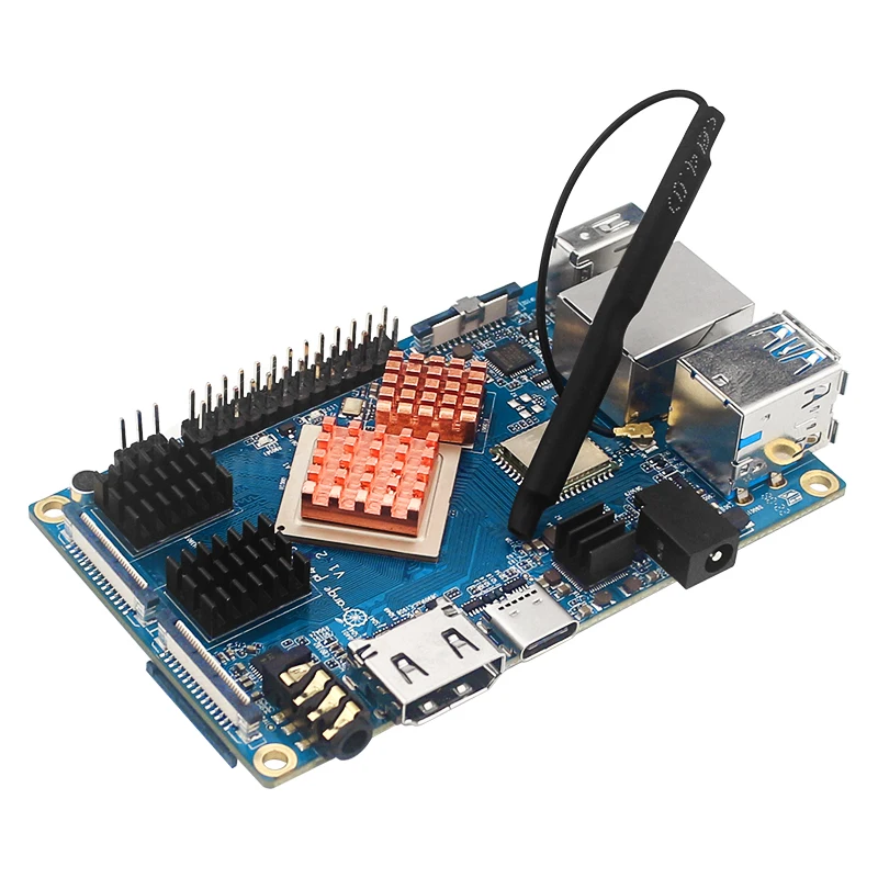 Tbest Dissipateur Thermique Pour Orange Pi Zero 2 Dissipateur Thermique Noir, Alliage D