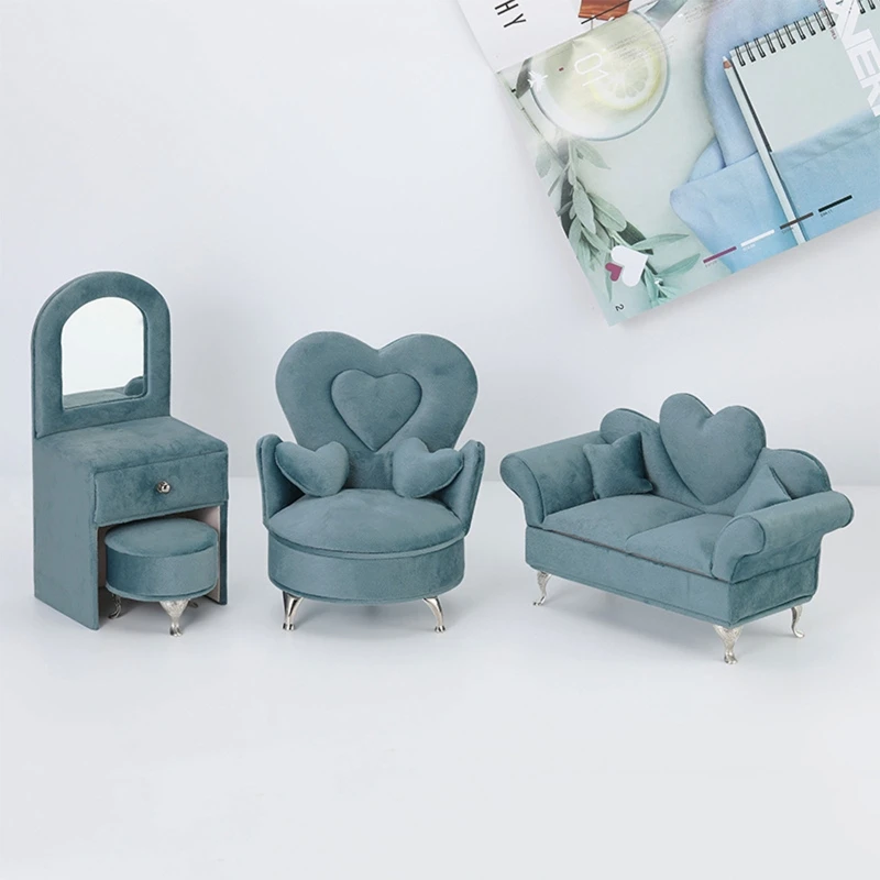 

KX4B Sofa Travel Jewelry for Case Jewelleries Box for Women Girls Necklace Ring Earring