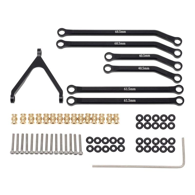 

Для Axial SCX24 90081 B17 1/24 имитация подъема шасси автомобиля Тяговый стержень, модифицированные и обновленные аксессуары