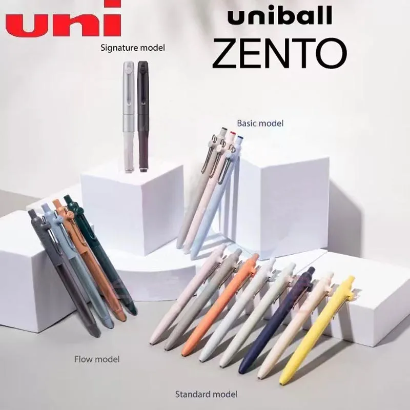uniball ZENTO Signature model 2色 Amazon | uni-ball Zento ゲルインクローラーボールペン、4本の