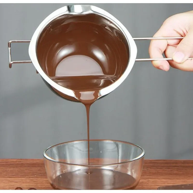 Water Bath Pot Stainless Steel Chocolate Butter Melting Pot Pan Kitchen Milk Bowl Boiler Cooking Kitchen Accessories Portable