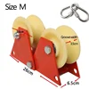 The Use Of Corner Pulleys For Cable Laying In Power Engineering,Foldable Turning Wheel 4 Size Fit Rope Diameter 20-50mm 6