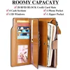 SENDEFN Fashion Women Wallets Long Split Leather Large Capacity Credit Card Wallet Phone Purse Female 3