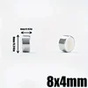 8x4mm  Refrigerator Magnets, Rare Earth Magnets, Small Neodymium Disc Magnets Fridge Magnets, Miniature Mini Multi-Use 3