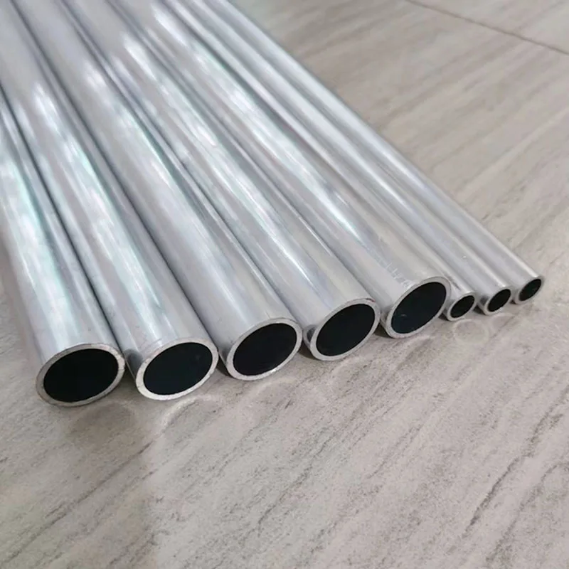 Aluminium Pipe 2mm Wall Thickness 6-56mm OD Straight 240mm 490mm Long Round 6061 Aluminum Alloy Tube