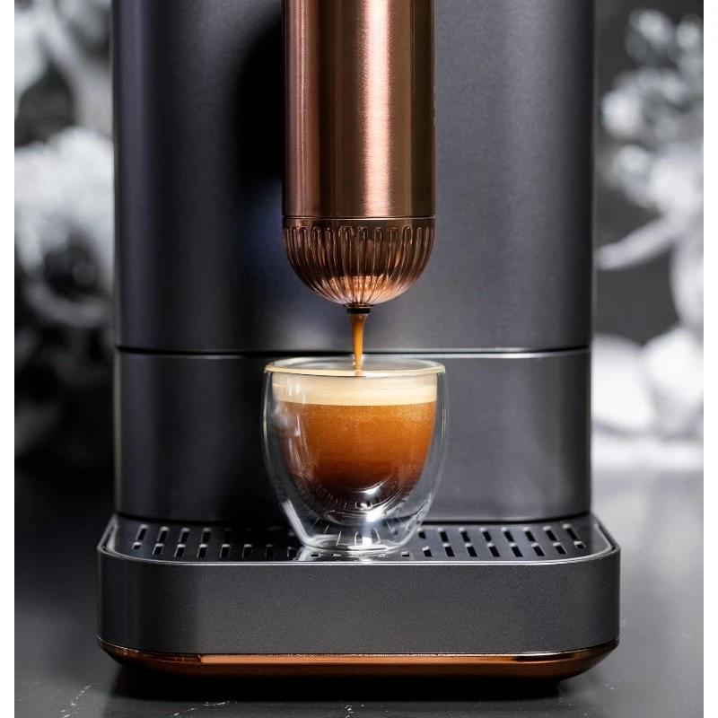 Automatic Espresso Machine Brew in 90 Seconds 20 Bar Pump Pressure for Balanced Extraction Five Adjustable Grind Size Levels