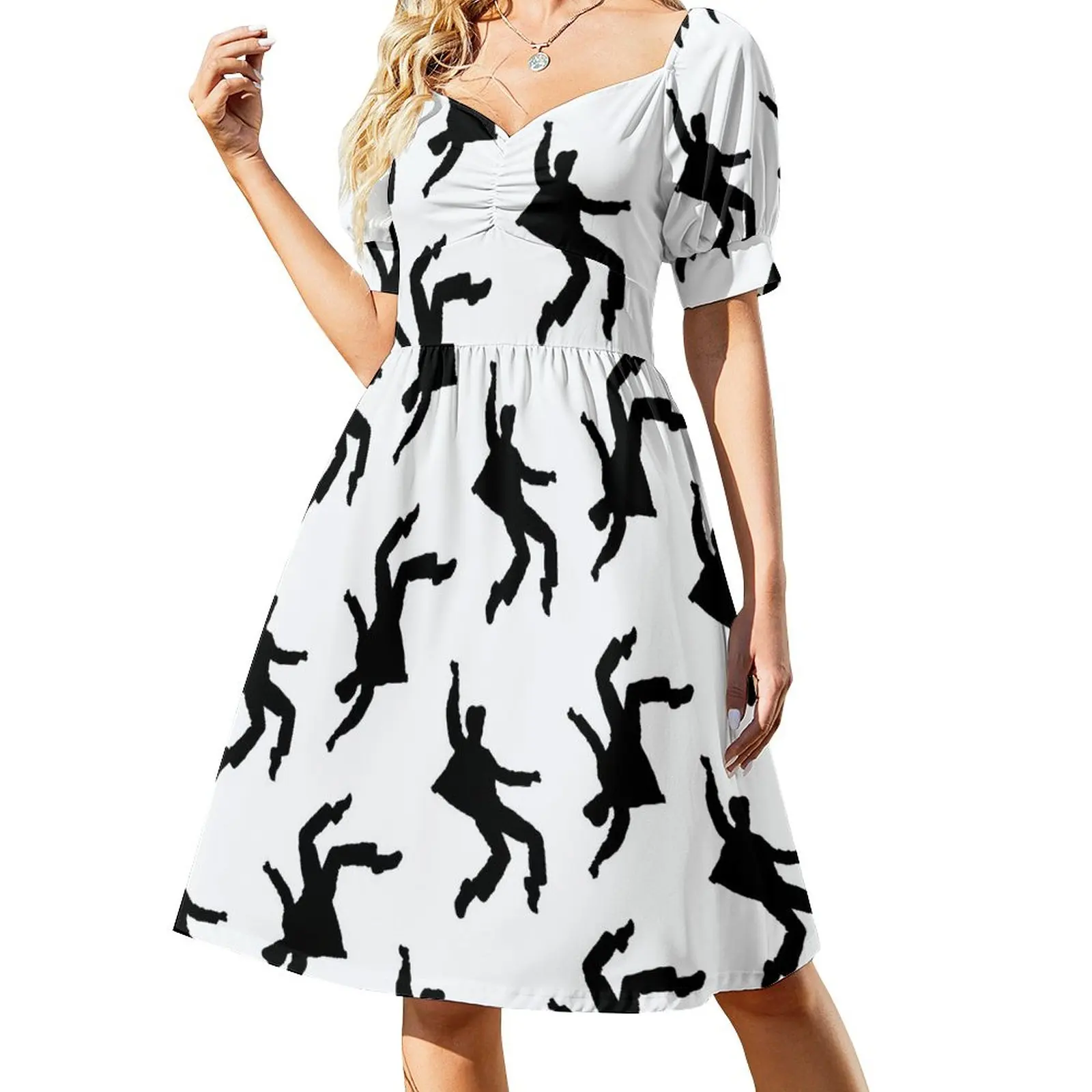 

B&W Elvises Sleeveless Dress women's evening dresses Women's summer skirt Women's summer dress
