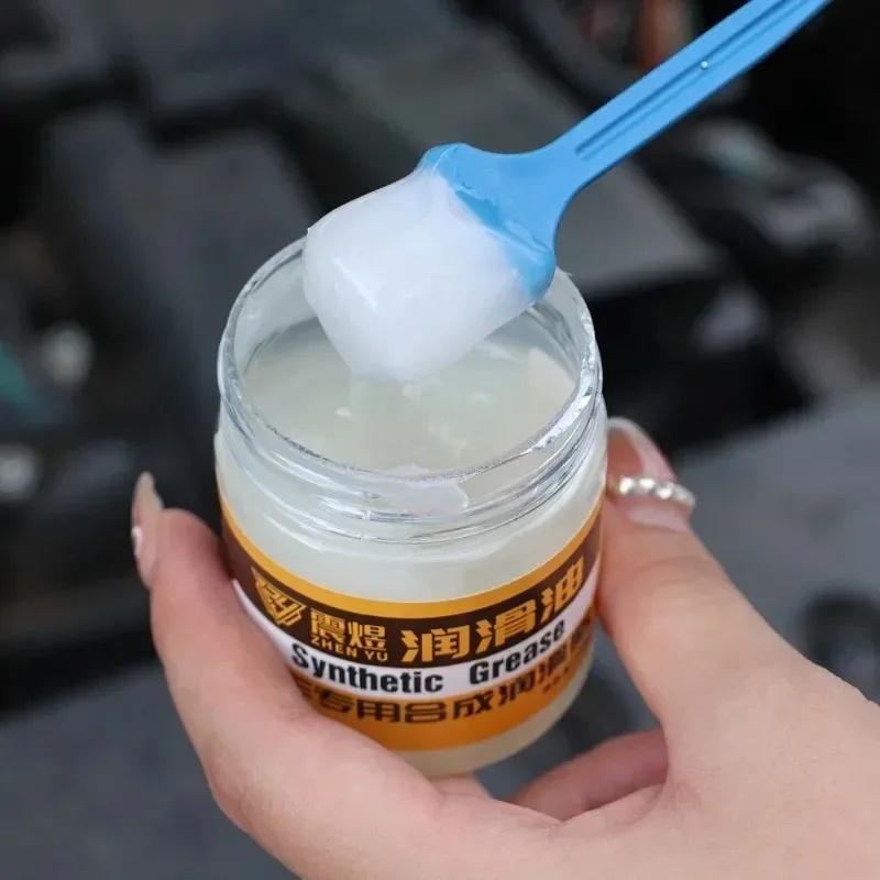 Lubricating Grease 100g Car Sunroof Track Door Abnormal Noise Antirust White Mechanical Maintenance Gear Bearing Oil Grease Kit