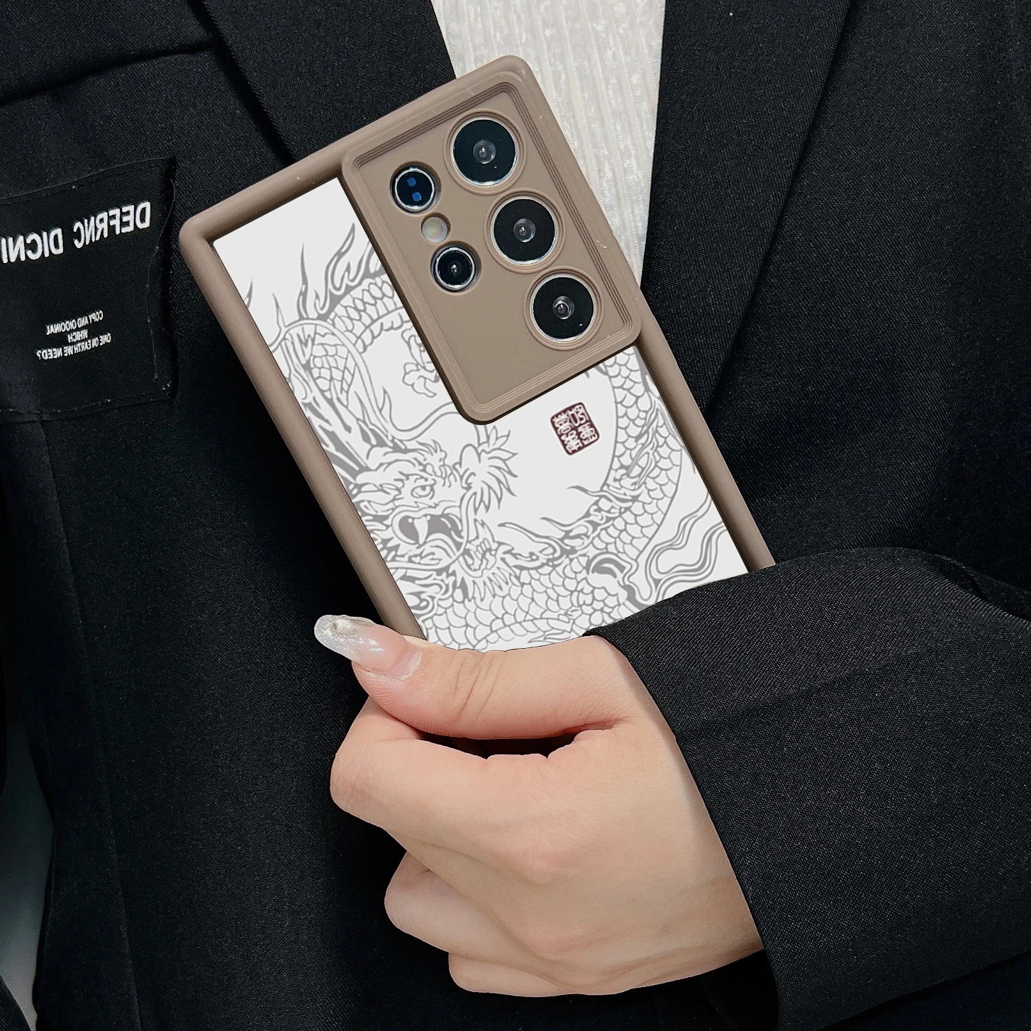 Exquisite Dragon Totem Luxury Phone Case Cover