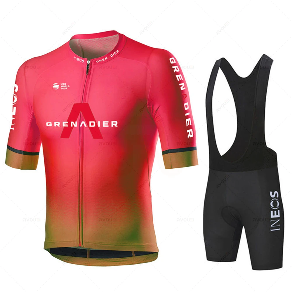 Ineos Grenadier Cycling Jersey Set Men Breathable Uniform Bike Clothing Quick Dry Bicycle Clothes Roupa Ciclismo Maillot Hombre 3