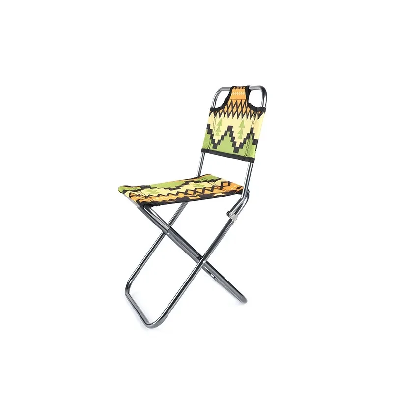 Description Picture 6 of itemOutdoor Fishing Chair Aluminum Alloy Oxford Fabric Folding Stool Camping Hiking Foldable Seat Carrying Lawn Seat Sitting Tool